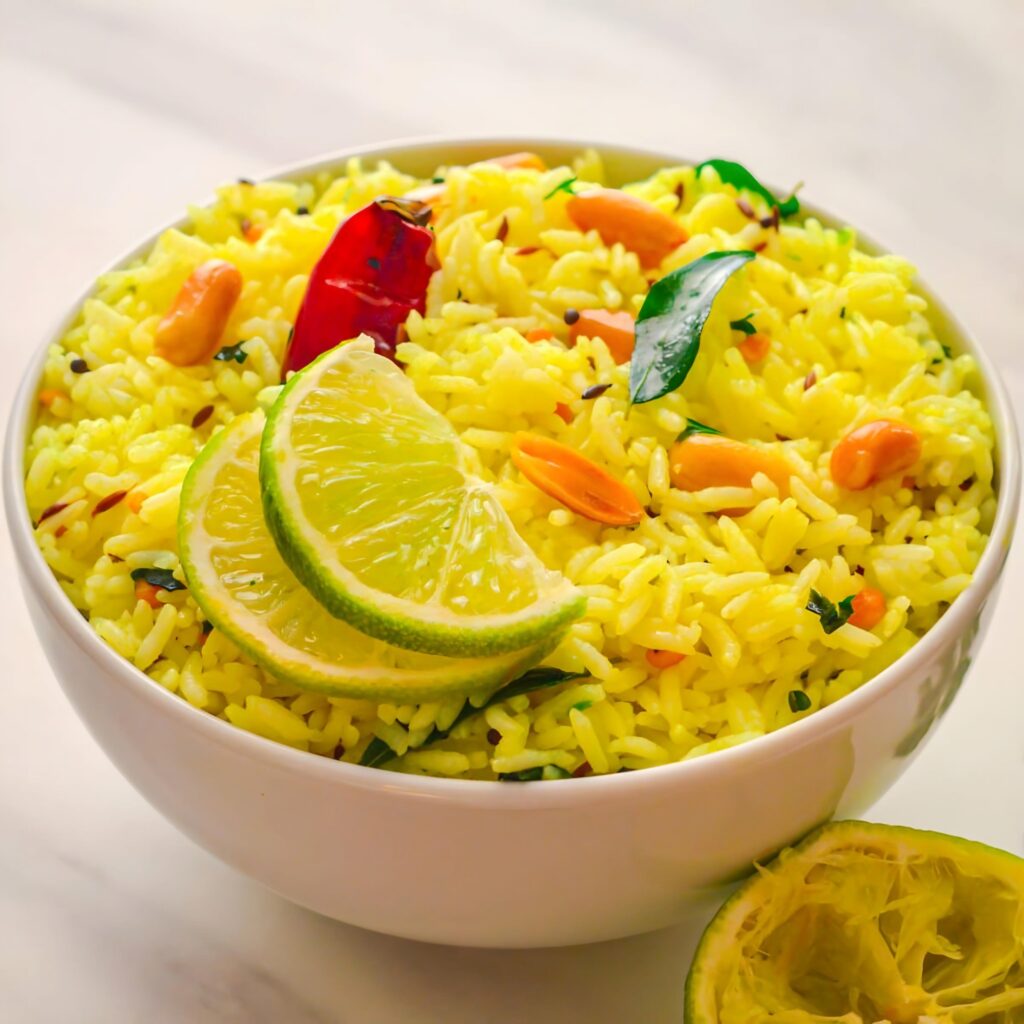 Home Recipe of Lemon Rice