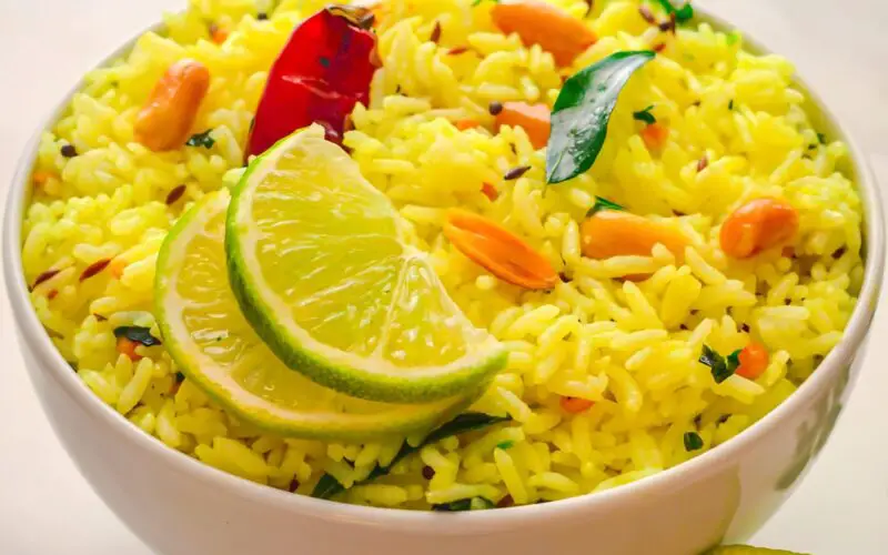 Home Recipe of Lemon Rice